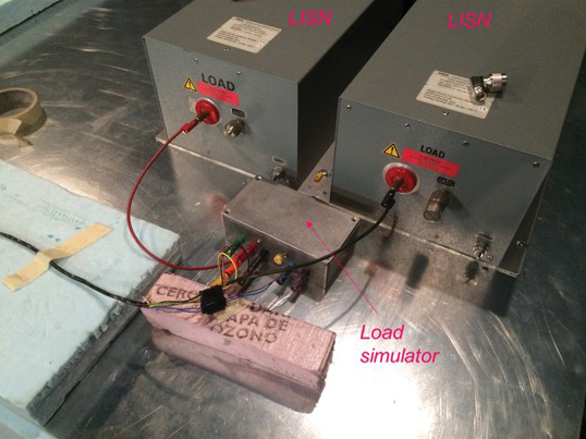 Figure 10: LISNs and load simulator  